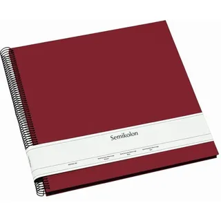 Semikolon, Geesthacht Semikolon Spiral Economy Album Large black burgundy