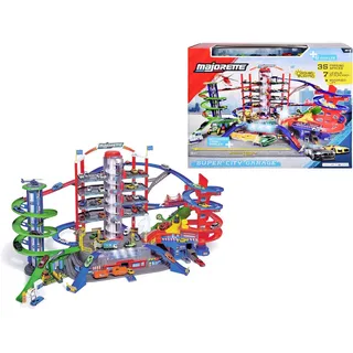 MAJORETTE Super City Garage + 6 Vehicles
