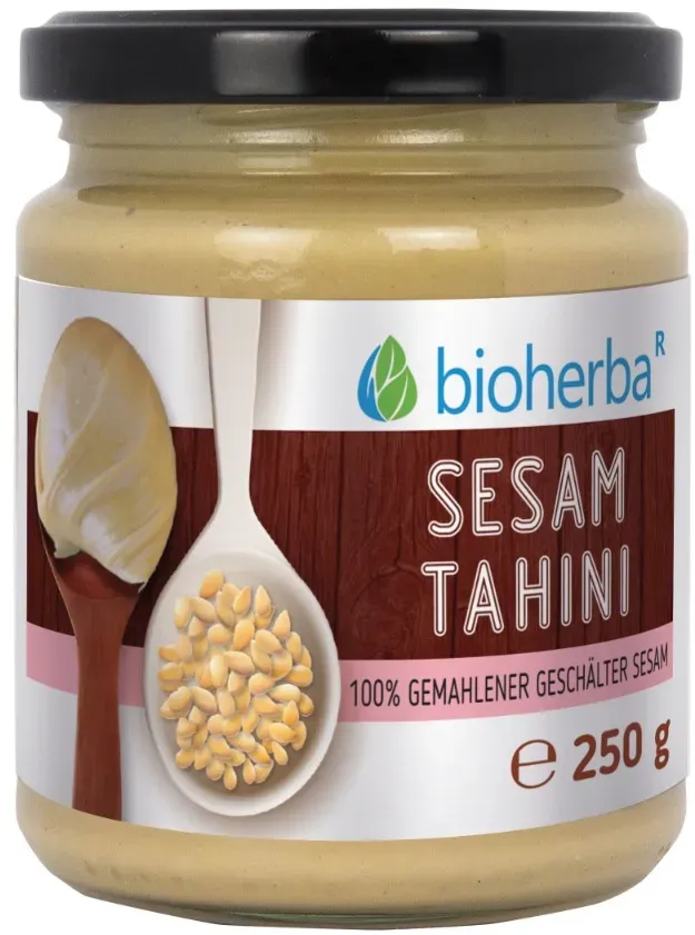 Sesam Tahini 100% gemahlener geschälter Sesam 250 g