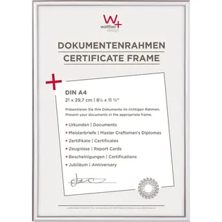 walther design Walther Kunststoffrahmen KV130S New Lifestyle 21x29,7cm silber