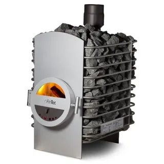 FinTec Lora Robust 14,6 kW Holz-Saunaofen holzbefeuerter Saunaofen mit BImSchV 2 - Fintec
