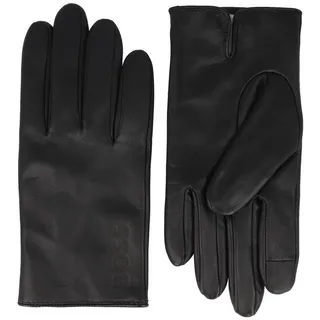 Boss Glove Handschuhe Leder schwarz