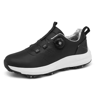 Ybberik Damen Golfschuhe mit Spikes, wasserdichte Golfschuhe für Damen - 36 EU