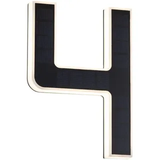 Paulmann 79845 Solar-Hausnummernleuchte 0.20 W Warmweiß Schwarz