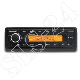 Continental TR7412UB-OR MP3-Autoradio mit Bluetooth USB AUX-IN