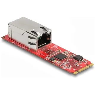 DeLock 62985 Schnittstellen-Konverter [1x Gigabit-LAN (1/2.5 Gbit/s) - 1x M.2 Key B-Stecker, M.2 Key M-Stecker]
