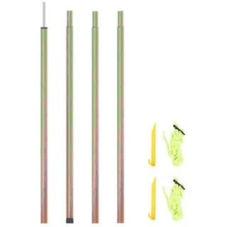 vidaXL Sonnensegel Stange 200 cm Verzinkter Stahl
