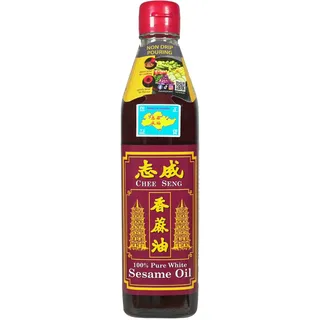 Chee Seng Weisses Sesamöl 375ml Pure Sesame Oil white Sesam Öl