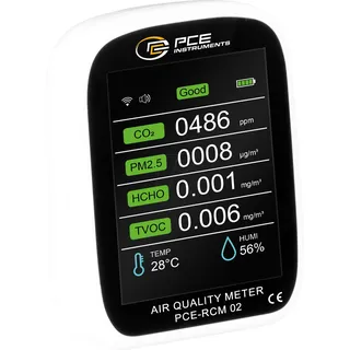 pce instruments deutschland gmbh PCE Instruments Luftqualität-Detektor PCE-RCM 02