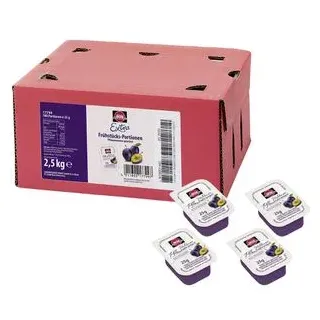 Schwartau Extra Fruchtaufstrich Pflaumenmus, je 25g, 100 Portionen