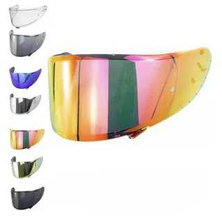 EvoParts Visier CWR-1 für Shoei NXR 1 (nicht Nxr 2) Ryd - X Spirit 3 - Z7 - Rf1200 (Rot)