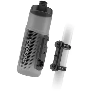 Fidlock Trinkflasche + Uni base 600 ml dunkelgrau, 09672, Einheitsgröße