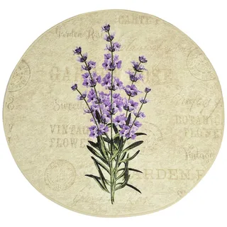 Badteppich mit Lavendel