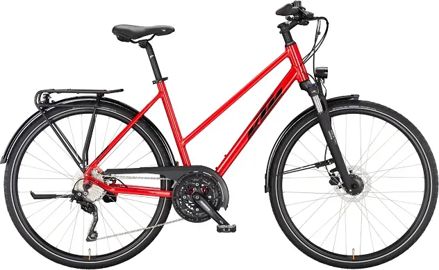 KTM Veneto Disc 30 Damen Trapez rot 2024 - 28" - 46 cm