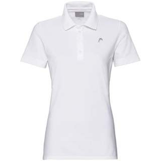 Head Freizeit-Polo (100% Baumwolle) weiss Damen