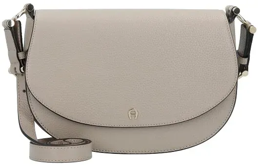 AIGNER Delia Schultertasche Leder 23 cm  beige