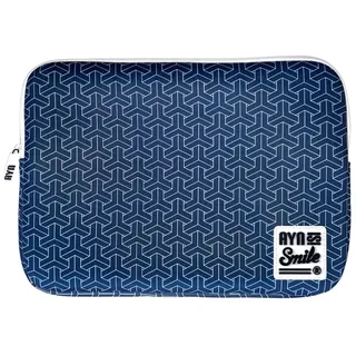 Smile Kumikikkou Laptop-Hülle, Marineblau