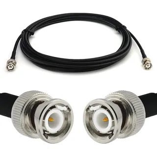 RANGEFUL 20m BNC Stecker auf BNC Stecker RG58 Koaxialkabel — Verlängerungskabel 20 Meter Jumper Kabel (50 Ohm) — Antennenkabel für HAM Radio CB Funk WIFI Antenne
