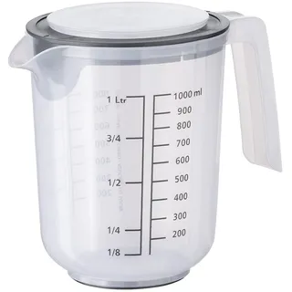 APS Messbecher mit Deckel transparent