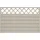 Sichtschutzzaun Element Country 120 x 180 cm cream/latte