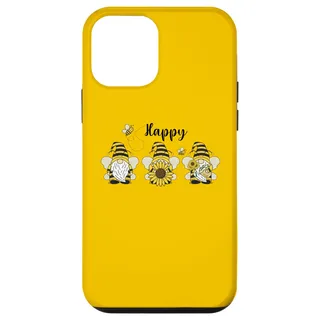 Hülle für iPhone 12 mini Bee Happy Be Happy Bee Zwerge Frühling Sommer Top für Damen