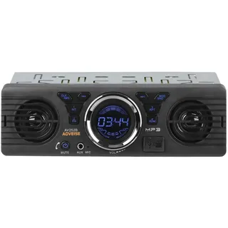 NOPNOG 1-DIN-Autoradio, MP3-Player, FM Audio, Bluetooth-Freisprecheinrichtung, Eingebaute 2 Lautsprecher, mit AUX-Eingang, USB-TF-Karte und USB-Aufladung