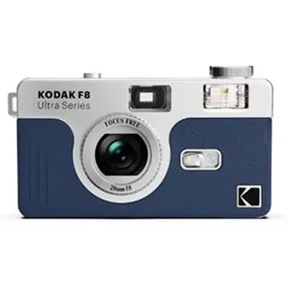 35mm Kamera F8 navy blue analoge Kleinbildkamera
