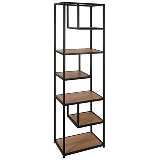 CASANOVA RAMON Bücherregal 50 x 34 x 180 cm Schwarz