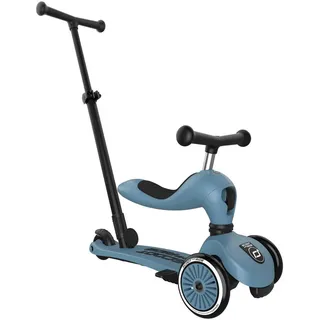 Scoot & Ride Scoot and Ride Highwaykick 1 Push Go - Rutscherfahrzeug, Farbe: steel