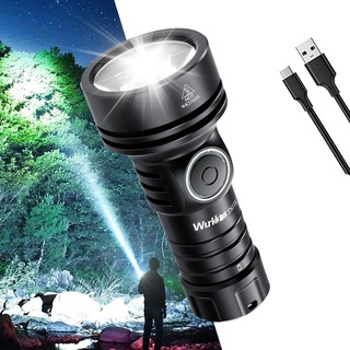 Wurkkos TS11S LED Taschenlampe Aufladbar, Superhelle USB C Mini Taschenlampen mit 7 Lichtmodi und Langer Betriebsdauer, Wasserdichte Taktische Handlampe für Camping, Wandern, Outdoor, Notfäll