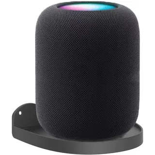 ZahoTse für Apple Homepod 1/Homepod 2 Halter Apple Homepod Wandhalterung Ständer Homepod 2 Halterung Zubehör mit integriertem Kabelmanagement,Smart Home Lautsprecher Zubehör Rack(Schwarz,JT01)1PCS
