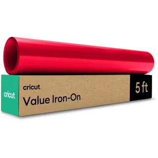 Cricut Value Bügelfolie – Rot – 30,5 cm x 152,4 cm