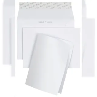 ELCO Briefumschlag, Couvert-Set Prestige (A6, C6, 10 x)