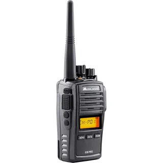 Midland G18 Pro (12 km), Walkie-Talkie, Schwarz