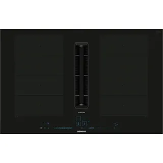 Siemens EX877NX68E iQ700 Kochfeld mit Dunstabzug (Induktion), 80 cm, Zonen-Induktionskochfeld, 4 Zone(n) -