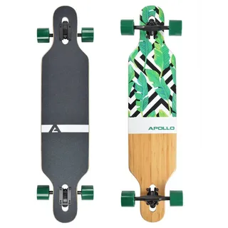 Apollo Twin Tip DT Longboard & Stabilität braun|grün 39"
