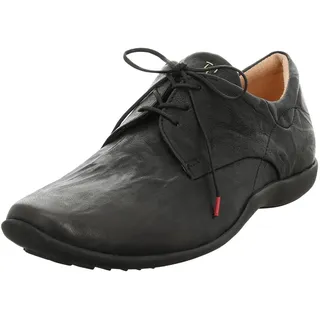 THINK! Think STONE chromfrei gegerbte nachhaltige Halbschuhe, SCHWARZ 0000