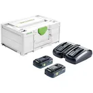 Festool Energie Set Akkupack Schnellladegerät SYS 18V 2x4,0/TCL 6 DUO 577109