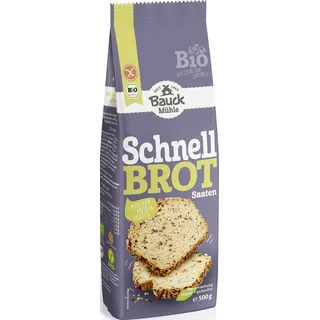 Bauckhof Schnellbrot mit Saaten glutenfrei bio