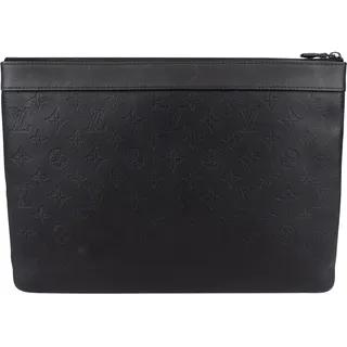 Louis Vuitton Louis Vuitton Monogram Shadow Leather Pochette Discovery Laptophülle Koffer24