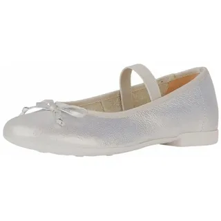 GEOX Geox Ballerinas Leder Riemchenballerina silberfarben 35 EU