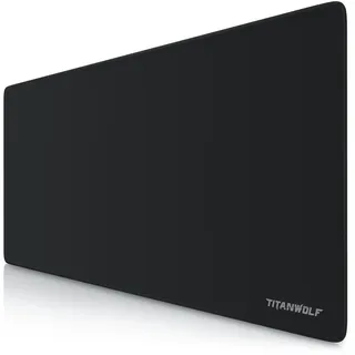 Titanwolf Gaming Mauspad, XXL Speed Gaming Mousepad / Extragroße Fläche von 900 x 400mm, Titanwolf Logo