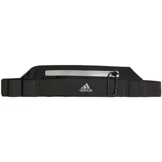 adidas Erwachsene Run Gurteltasche, Black/Reflective, 5.5 x 27 cm