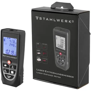 STAHLWERK Laser Entfernungsmesser LE-80 ST bis 80 m beleuchtetes LCD Display
