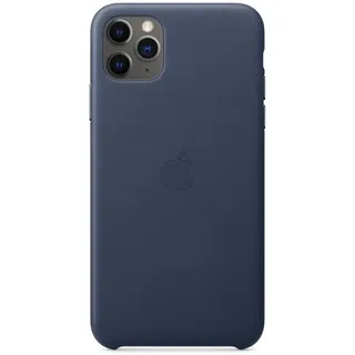 Apple iPhone 11 Pro Max Lederhülle mitternachtsblau
