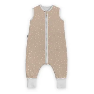 Ehrenkind Ehrenkind® Baby Sommerschlafsack mit Füßen 1.0 TOG aus weicher OEKO-TEX zertifizierter Bio-Baumwolle | Sommer Schlafsack | Baby Schlafsack Gr. 70 Beige Pusteblume | 1 Tog