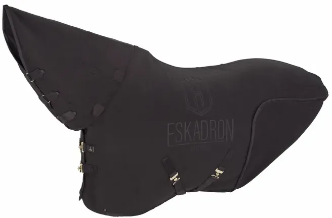 Eskadron Abschwitzdecke DOUBLE-FLEECE HIGH NECK black truffle Heritage HW 25/26, Größe: S