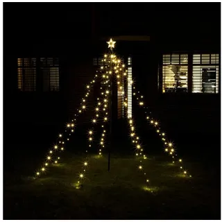 Spetebo Baumlicht mit 200 LED - für den Außenbereich / Lichterpyramide