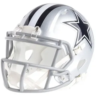 Riddell Sammelfigur Mini Football Helm NFL Speed Dallas Cowboys silberfarben