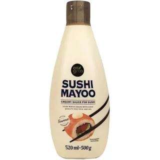 Allgroo Sushi Mayoo Sauce — Koreanische Mayonnaise für Sushi und andere Gerichte - Cremig-würzig - Vorteilspackung 520 ml)